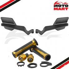 Cf Moto 800 Nk Aksesuar Seti-Katlanır AYNALI-SARI-MA14056