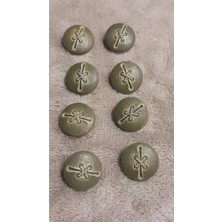 ILCARE Polyester Düğme 24 Boy 14 mm 8 Adet