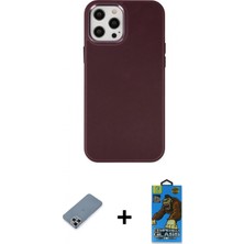 İlk El Grup Ieg™ iPhone 12 Pro Max Çekirdek Çizgi - Siyah 18D Cam Ekran Koruyucu + Gümüş Metal Kamera Lens Koruma Cam