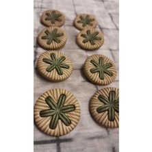 ILCARE Polyester Düğme 37 Boy 24 mm 8 Adet