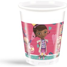 KİKA Plastik Bardak 8'li Doc Kika Parti Malzemeleri