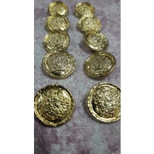 ILCARE Gold Kaplam Düğme 26 Boy 16 mm ,8 Adet