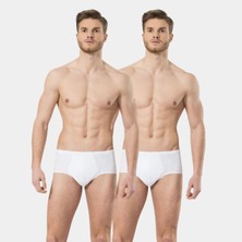 Türen Erkek Slip 2'li Paket 111/BEYAZ