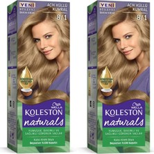 Esranın Dünyası Naturals Saç Boyası Açık Küllü Kumral 8/1 2x Paket