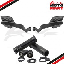 Ramzey Qm 125 Aksesuar Seti-Katlanır AYNALI-SIYAH-MA15378