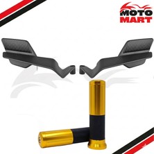 Honda Dio 110 Aksesuar Seti-Katlanır AYNALI-SARI-MA19007