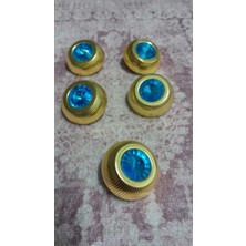 ILCARE Altın Kaplama Metal Dügme 44 Boy 26 mm 5 Adet