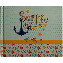 Elma Kırtasiye Deniz Serisi 12.5X10 Sert Kapak Kareli Defter