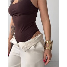 Panto Fashion Dantel Detaylı Asklı  Body