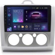 Kingwin Ford Focus Manuel Klima Uyumlu (2007-2011) 9" Android Multimedya Sistemi - 4gb Ram / 64GB Hafıza