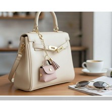 Pololiza Simli Bag Charm Mini Cüzdan / Çok Amaçlı Lüks Anahtarlık ve Çanta Askı Süsü Çanta Aksesuarı