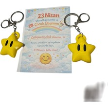 3D Tasarım 23 Nisan’a Özel Anlamlı Hediye! Anahtarlık (10 Adet)