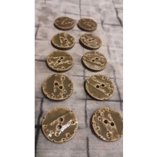 ILCARE Polyester Düğme 27 Boy 18 mm ,10 Adet