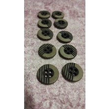 ILCARE Polyester Düğme 22 Boy 15 mm ,10 Adet