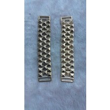 ILCARE Gold Kaplama Metal Toka 11 cm Boy 25 mm Iç 20 mm 2 Adet