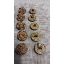 ILCARE Polyester Düğme 24 Boy 14 mm 10 Adet