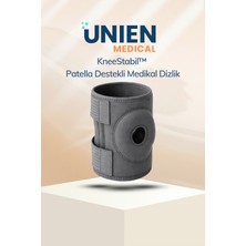 Unien Medical Kneestabil™ Patella Destekli Medikal Dizlik – Ayarlanabilir Ligament Destekli Menisküs ve Diz Koruyucu Korsesi