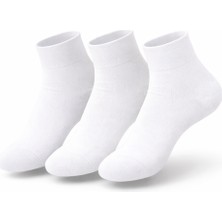 Umel Tekstil Bayan Bambu Patik Çorap 3'lü Set Burun Dikişsiz