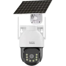 Inox X12 4mp Starlight Gece Görüşlü Aov Solar Kamera (6 Gün Batarya Süresi)