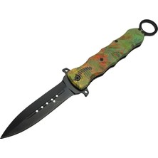 Twin Store GB Bukelamun 485 Kamp Çakı 25,5 cm - Oluklu, Plastik Sap, Kemerlikli