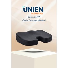 Unien Medical Coccysoft™ Cocix Oturma Minderi – Kuyruk Sokumu Destekli Oturma Yastığı Koltuk Sandalye Minderi