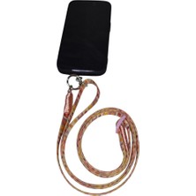 Moonparacord Ayarlanabilir Telefon Boyun Askısı 8 mm Kolon Dokuma