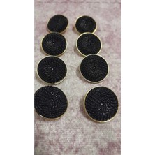 ILCARE Gold Kaplam Düğme 28 Boy 18 mm ,8 Adet