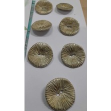 ILCARE Bronz Kaplama Metal Düğme 44 Boy 28 mm 7 Adet