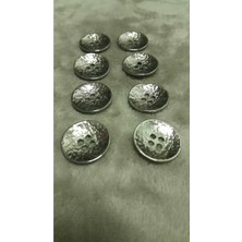 ILCARE Sıyah Metal Düğme 35 Boy 22 mm 8 Adet