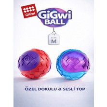 GiGwi Ball Originals Özel Dokulu & Sesli Köpek Oyun Topu - Ikili Paket - Orta ve Büyük Irk