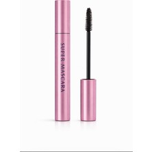 Japon Üretimi Waterproof Super Mascara – 24 Saat Kalıcı Uzun ve Kıvrık Kirpikler (Black)