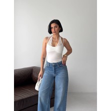 Panto Fashion Dantel Detaylı Asklı  Body