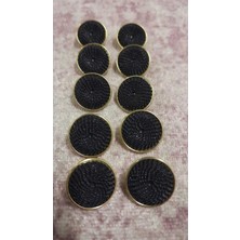 ILCARE Gold Kaplam Düğme 18 Boy 15 mm ,10 Adet