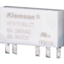 Klemsan 95041 Rel 24V Dc Slım Tıp 6A/250VAC Slim Tip Yedek Röle Röle 10 Adet