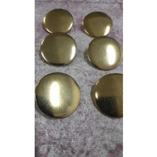 ILCARE Gold Kaplam Düğme 38 Boy 26 mm ,6 Adet