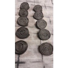 ILCARE Polyester Düğme 27 Boy 17 mm ,10 Adet