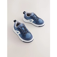 Next Baby Mavi Standart Kesim Elastik Bağcıklı Spor Ayakkabı