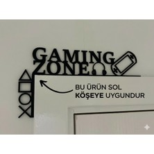 Marchen Collection - Gaming Zone Kapı Üstü Köşe Dekoru - Oyuncu Odası Aksesuarı