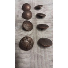 ILCARE Bakır Kaaplama Metal Düğme 30 Boy 18 mm 8 Adet