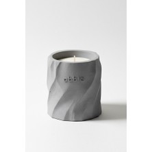Obbje Artisan Collection Kakao & Krema Kokulu Beton Mum | Antrasit Gri | Dekoratif & Modern Tasarım