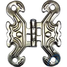 Twin Store Dekoratif Sac Menteşe - Küçük, Nikel, 100 Adet