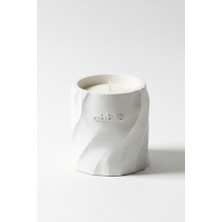 Obbje Artisan Collection Odunsu Kokulu Beton Mum | Beyaz Renk | Dekoratif & Modern Tasarım
