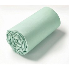 Maki Home %100 Pamuklu Açık Yeşil 90X190+50X70 cm Tek Kişilik Lastikli Çarşaf Takımı