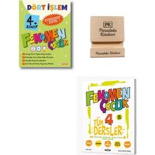 Fenomen Yayıncılık Fenomen 4. Sınıf Dört Işlem ve Çözümlü Tüm Dersler Soru Bankası + Telefon Standı