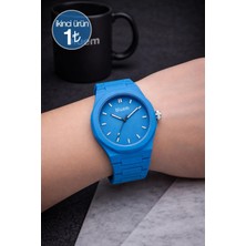 Bluem Axis Serisi Nexus Unisex Su Geçirmez Polikarbon Kordonlu Sportif Kol Saati