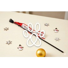 Tatucha Yılbaşı Temalı Kedi Oyun Oltası – Merry Christmas Yazılı Interaktif Kedi Oyuncağı