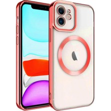 Mey Ithalat  iPhone 12 Kılıf Kross Magneticsafe Kapak - Kırmızı