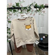 Bambu Kids Erkek Çocuk Kaplan Baskılı Iki Ip Takım