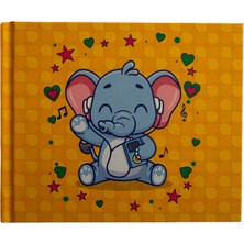 Elma Kırtasiye Sevimli Hayvanlar Serisi 12.5X10 Sert Kapak Çizgili Defter 96 Yp.