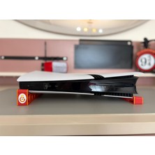 Merada Playstation 5 Pro ve Slim Uyumlu Yatay Taraftar Standı Dijital Sürüm Için (Galatasaray)